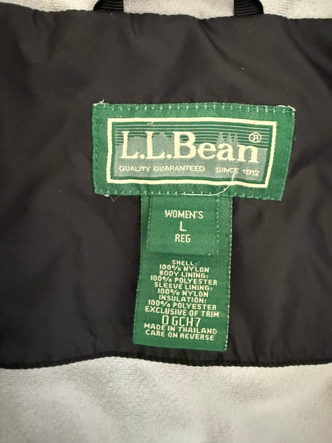 L.L.Bean Women’s 3‑in‑1 Jacket – Black Shell &amp; Removable Insulated Liner SzL