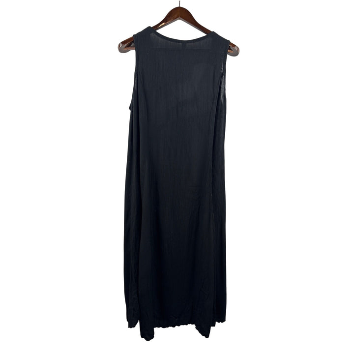 Women’s Serendipity XXL Black Long Tie Vest