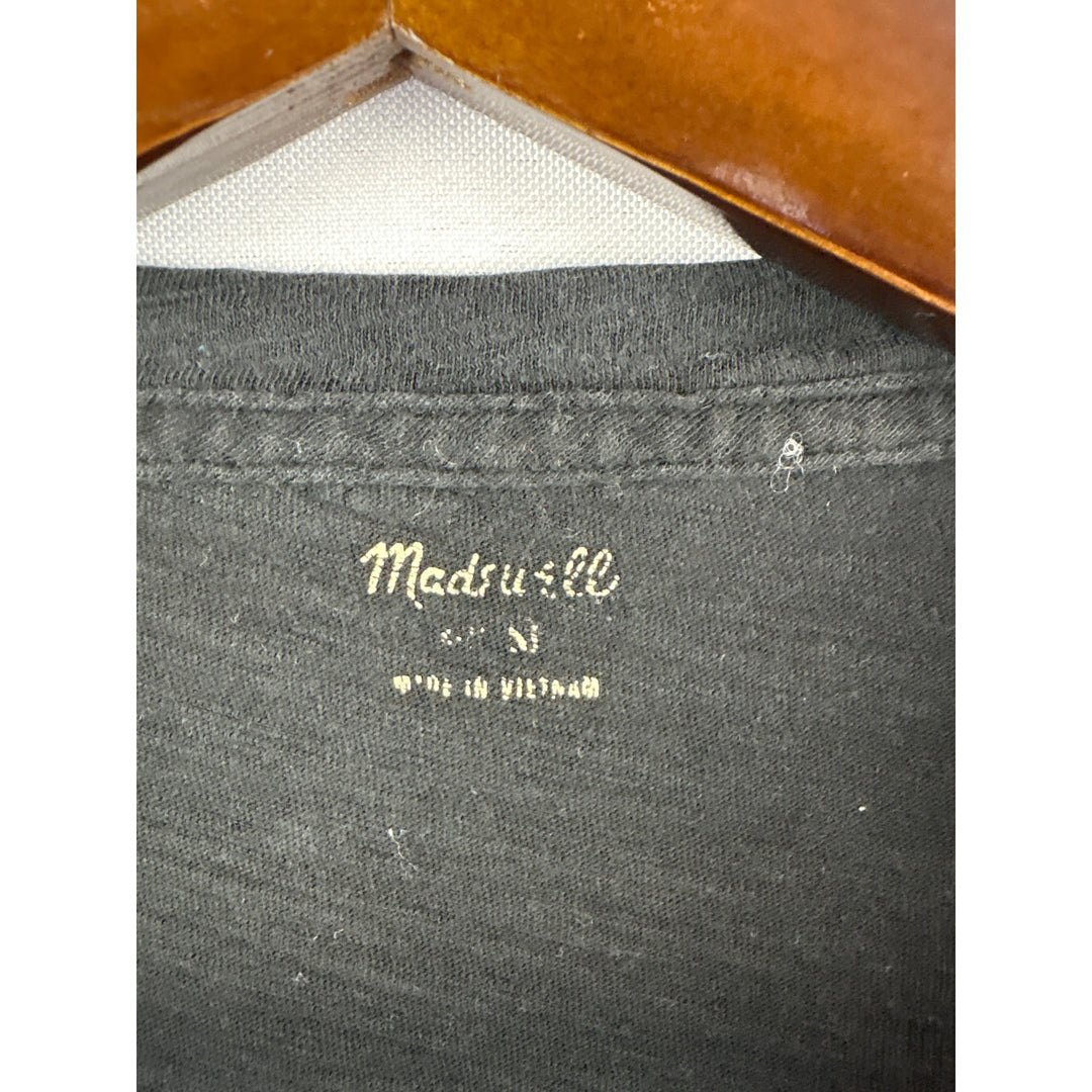 Women’s Madewell Medium Black V-Neck T-Shirt