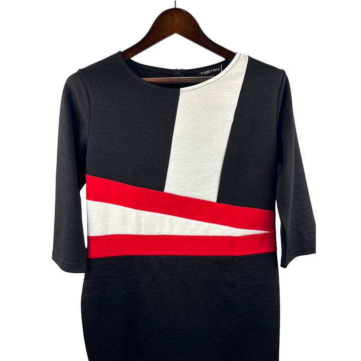 Women’s Fortric XL Red, White, & Blacl Bodycon Dress