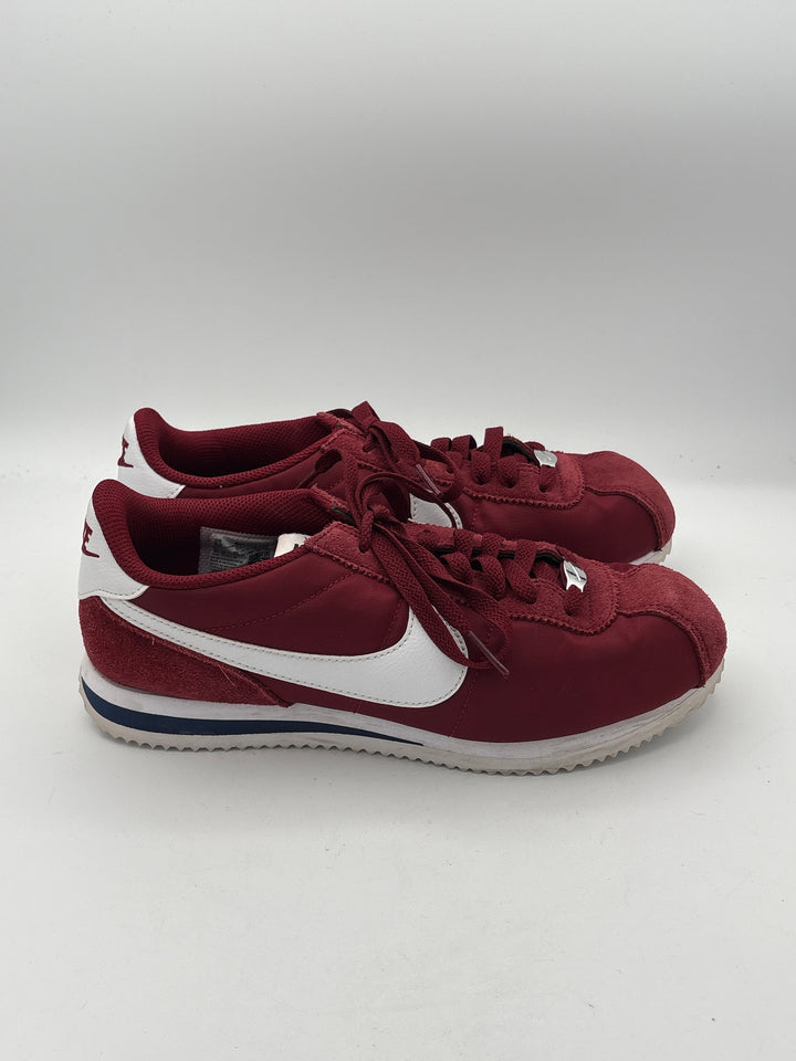Womens Nike Cortez Maroon Nylon Suede Running Sneakers Size 8.5