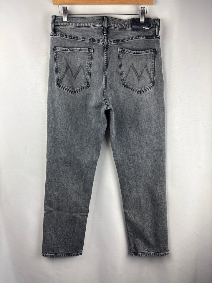 Women’s Mother Size 32 Light Gray Straight Leg Jeans