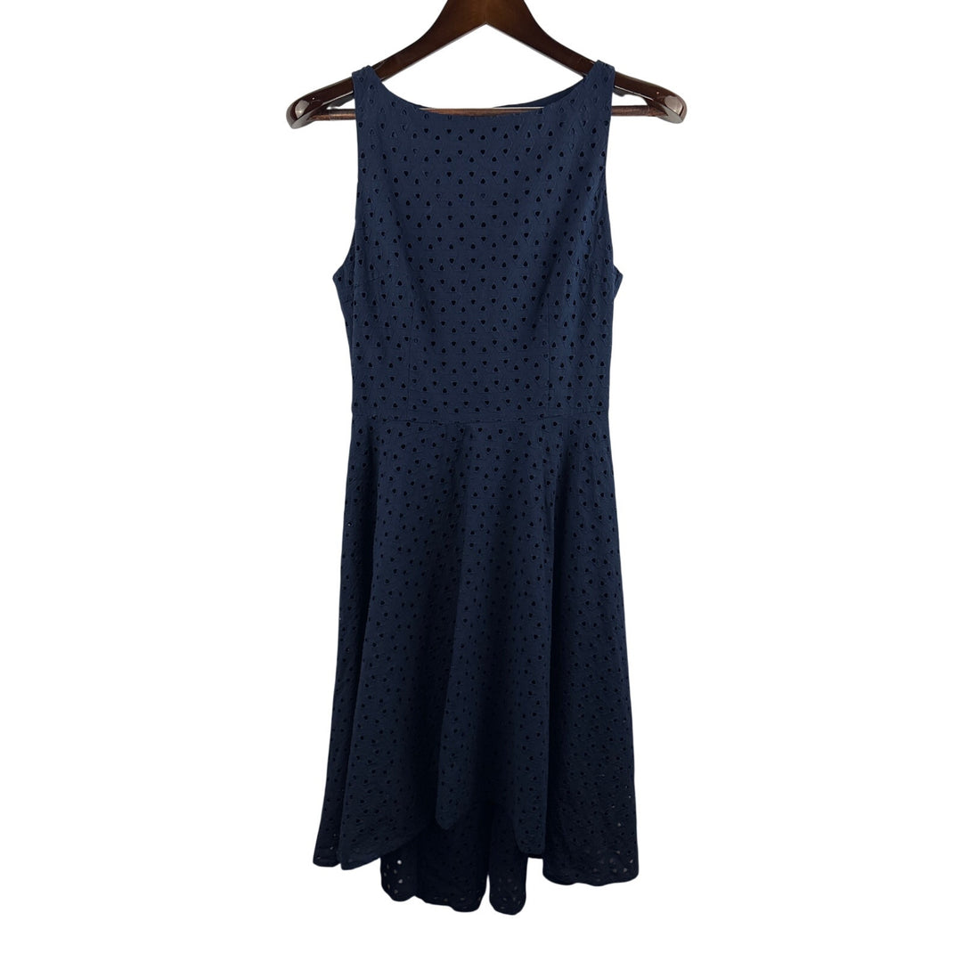 Women’s BB Dakota Size 2 Navy Blue Hi-low Dress w/ Triangular Cutouts