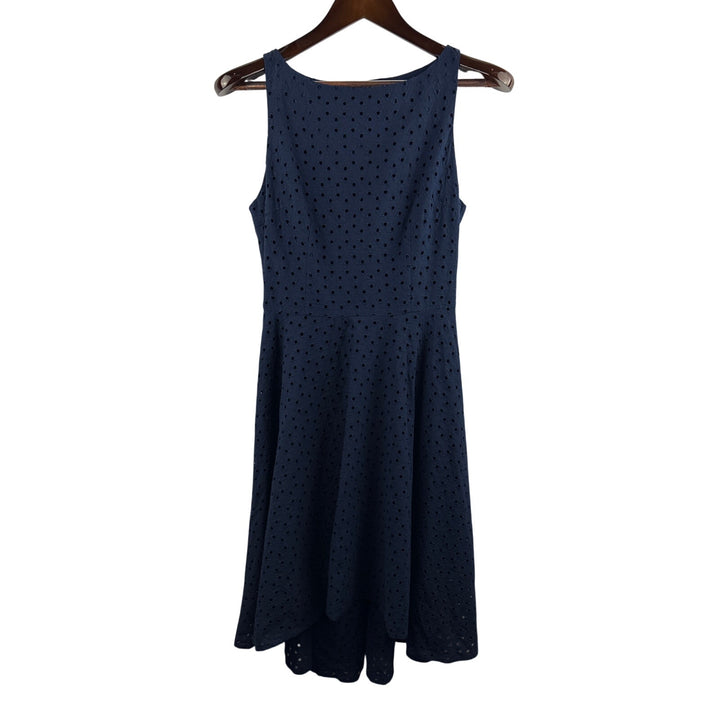 Women’s BB Dakota Size 2 Navy Blue Hi-low Dress w/ Triangular Cutouts