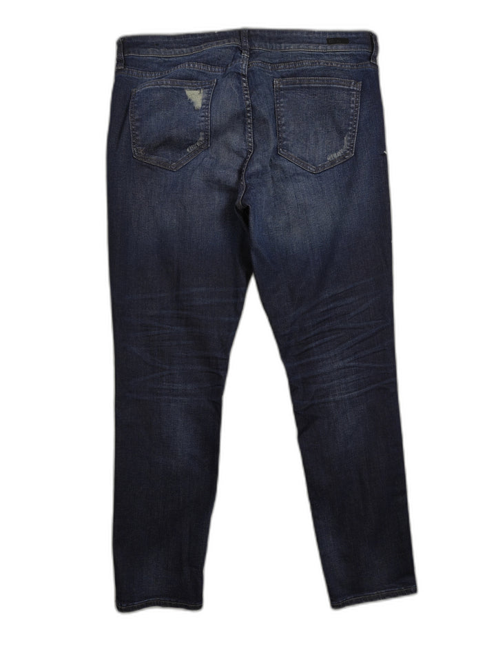 Kut From The Kloth Catherine Slouchy Boyfriend Jeans Size 14 Dark Blue