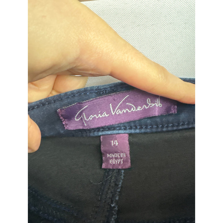 Women’s Gloria Vanderbilt Size 14 Dark Washed Blue Skinny Jeans