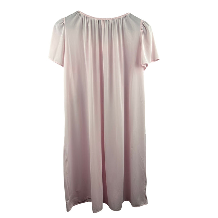 Women’s Miss Elaine Medium Baby Pink Satiny Nightgown