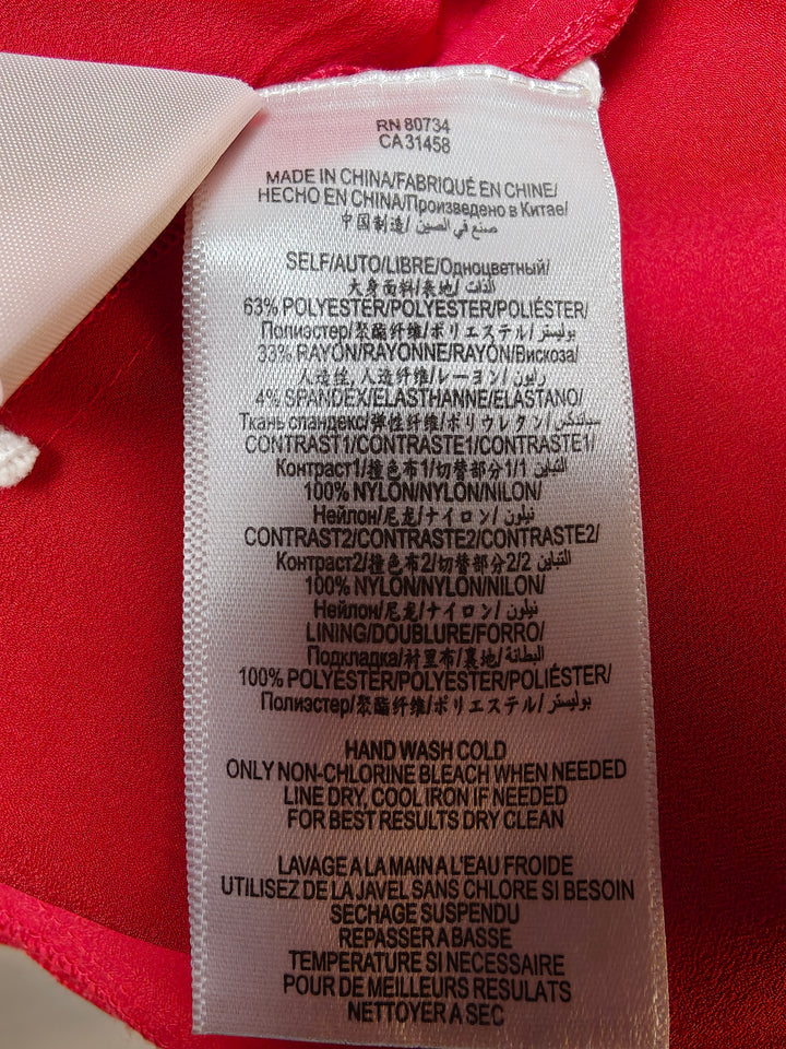 Womens BCBGMAXAZRIA Sheath Dress Red Size M