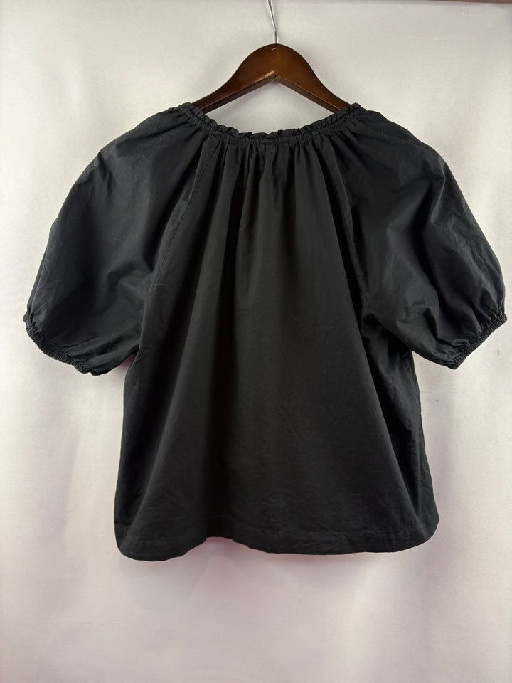 Women’s Old Navy Medium Black Short Sleeve Blouse
