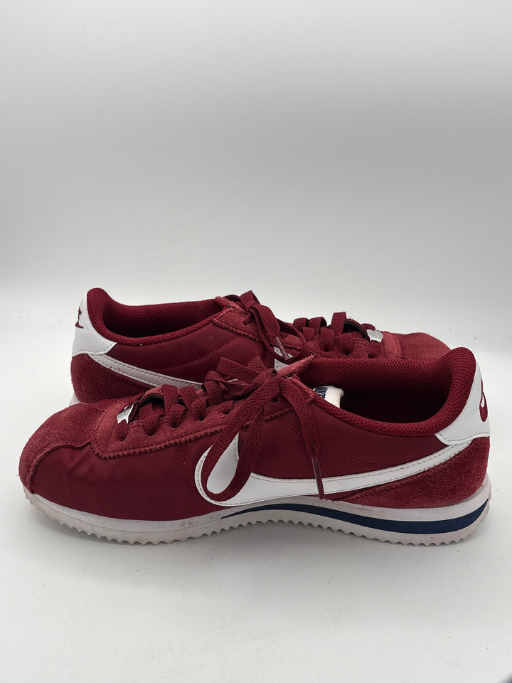 Womens Nike Cortez Maroon Nylon Suede Running Sneakers Size 8.5
