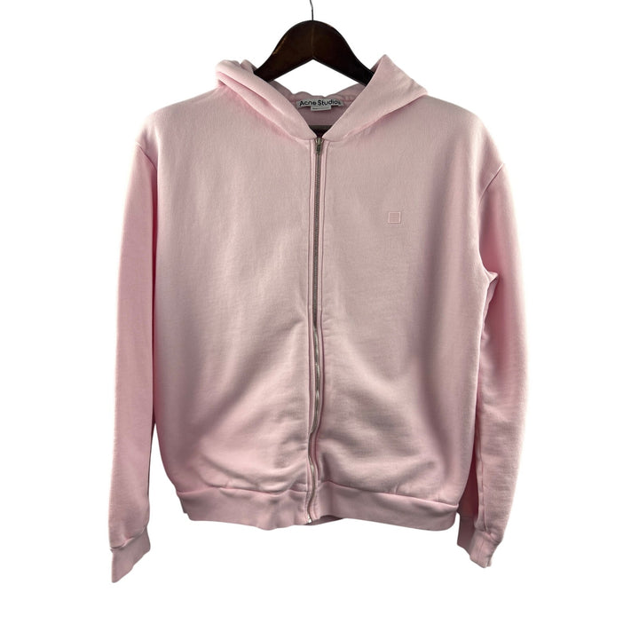 Women’s Acne Studios Large Bubblegum Pink Zip-Up Hoodie