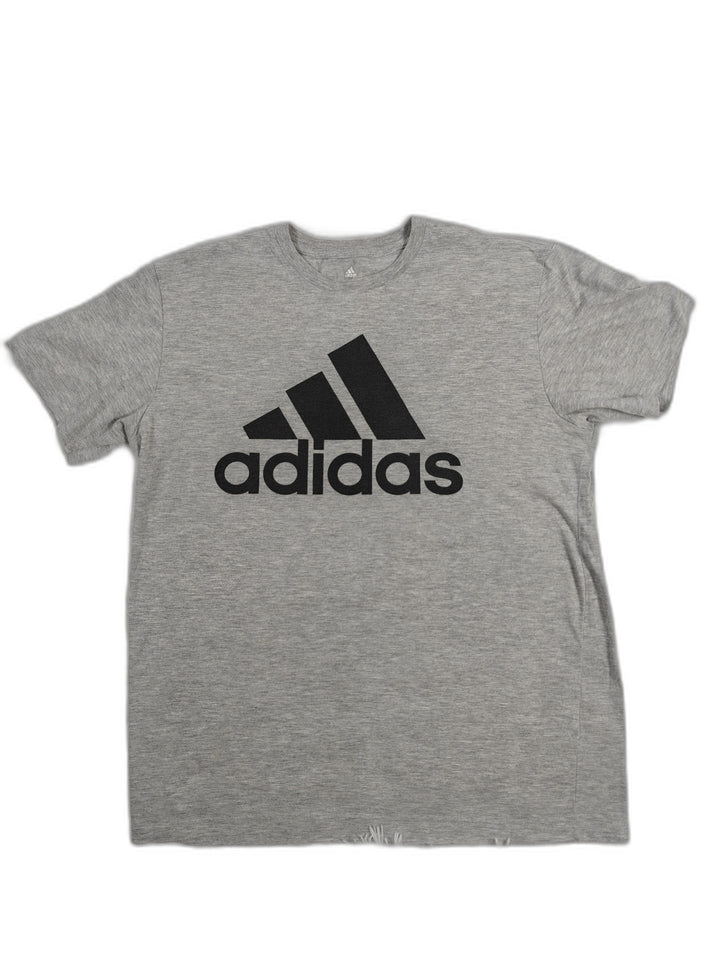 Mens Adidas Golf Graphic T-Shirt Gray Black Logo Size L