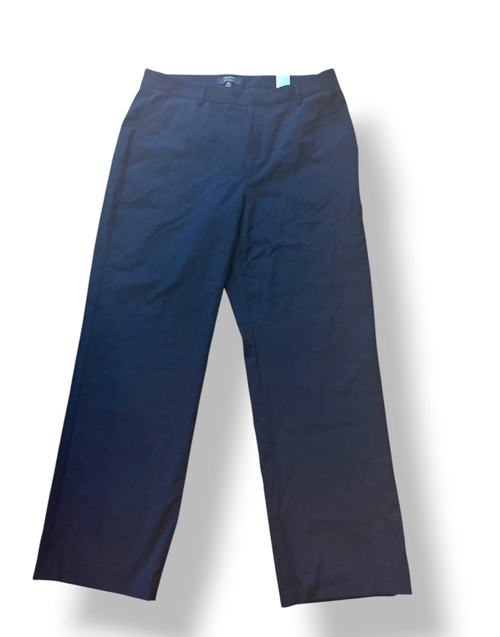 Banana Republic Straight High Rise Black Pants Size 14 Sculpted Stretch Workwear