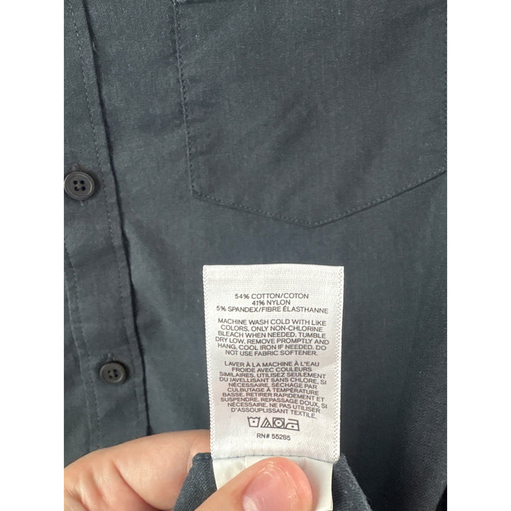 Men’s Express XS Charcoal Gray Button Up Dress Shirt