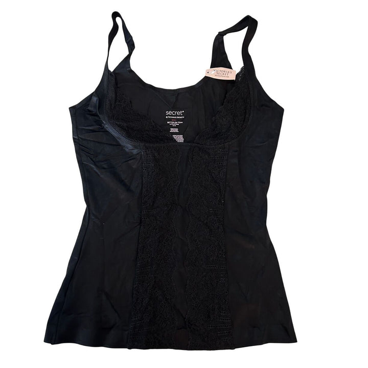 Victorias Secret Better On Top Slimming Tank Black Shapewear Medium Nwt