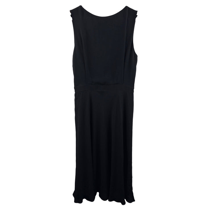 Women’s Massimo Dutti Size 6 High Neckline Black Evening Dress