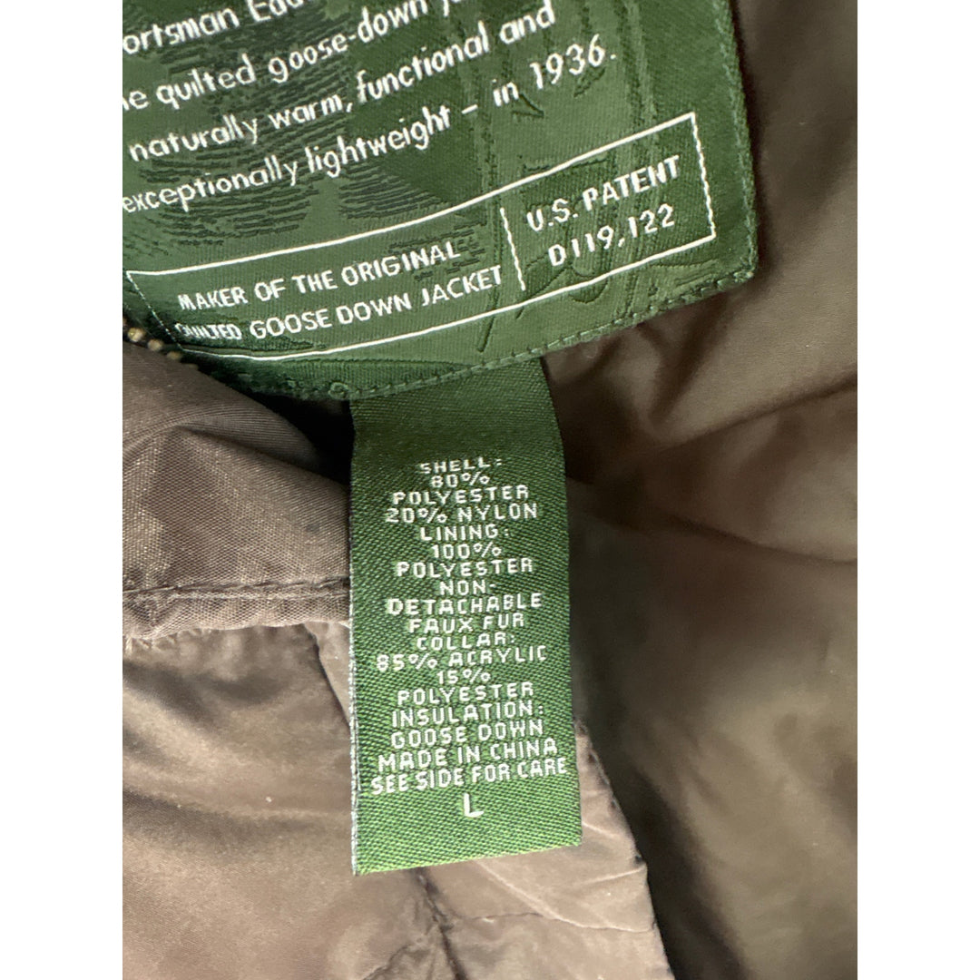 Women’s Eddie Bauer Large Brown Puffer Vest