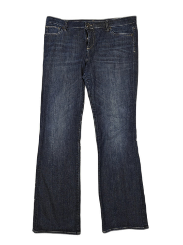 Womens KUT From The Kloth Farrah Baby Bootcut Jeans Dark Blue Size 12