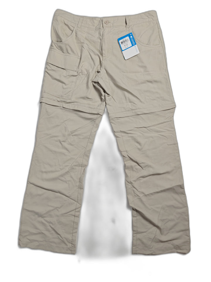 Womens Columbia Convertible Hiking Pants Beige XL 18/20