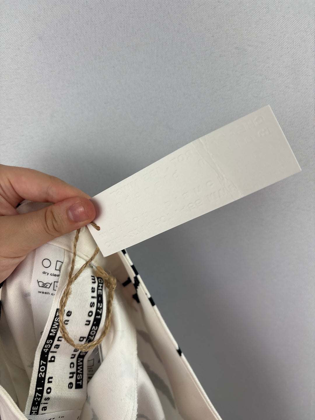 Women’s Maison Blanche Size 7 White Patterned Maxi Skirt
