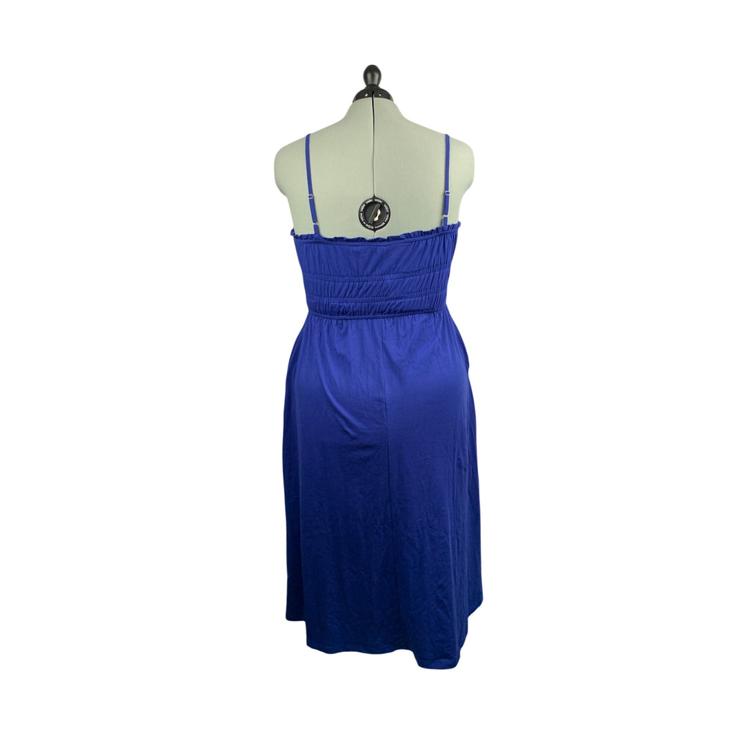 Dokotoo Womens Blue Maxi Dress XL 95% Cotton 5% Elastane