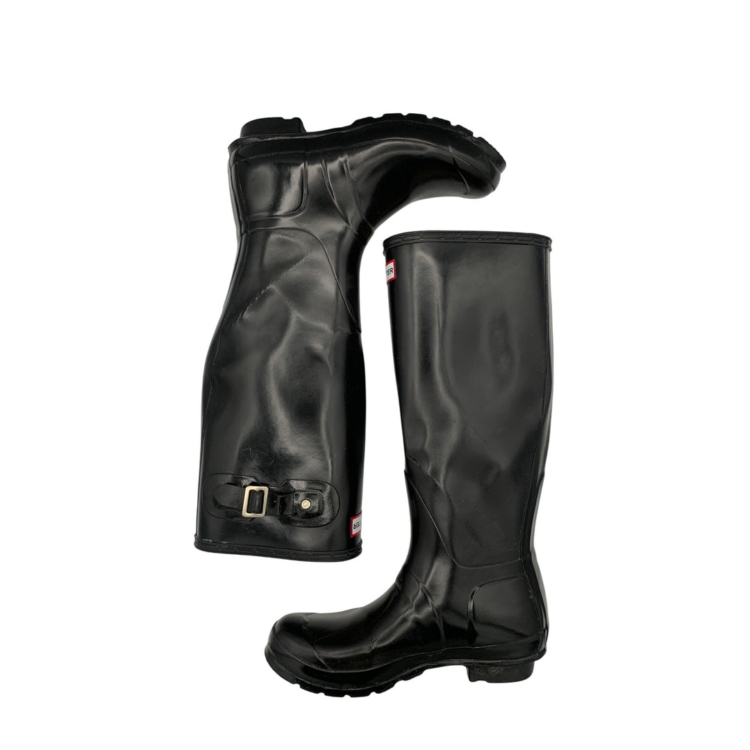 Women’s Hunter Black Rain Boots Size 7