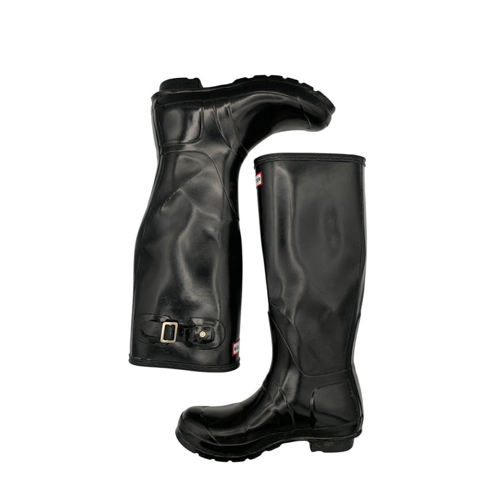 Women’s Hunter Black Rain Boots Size 7