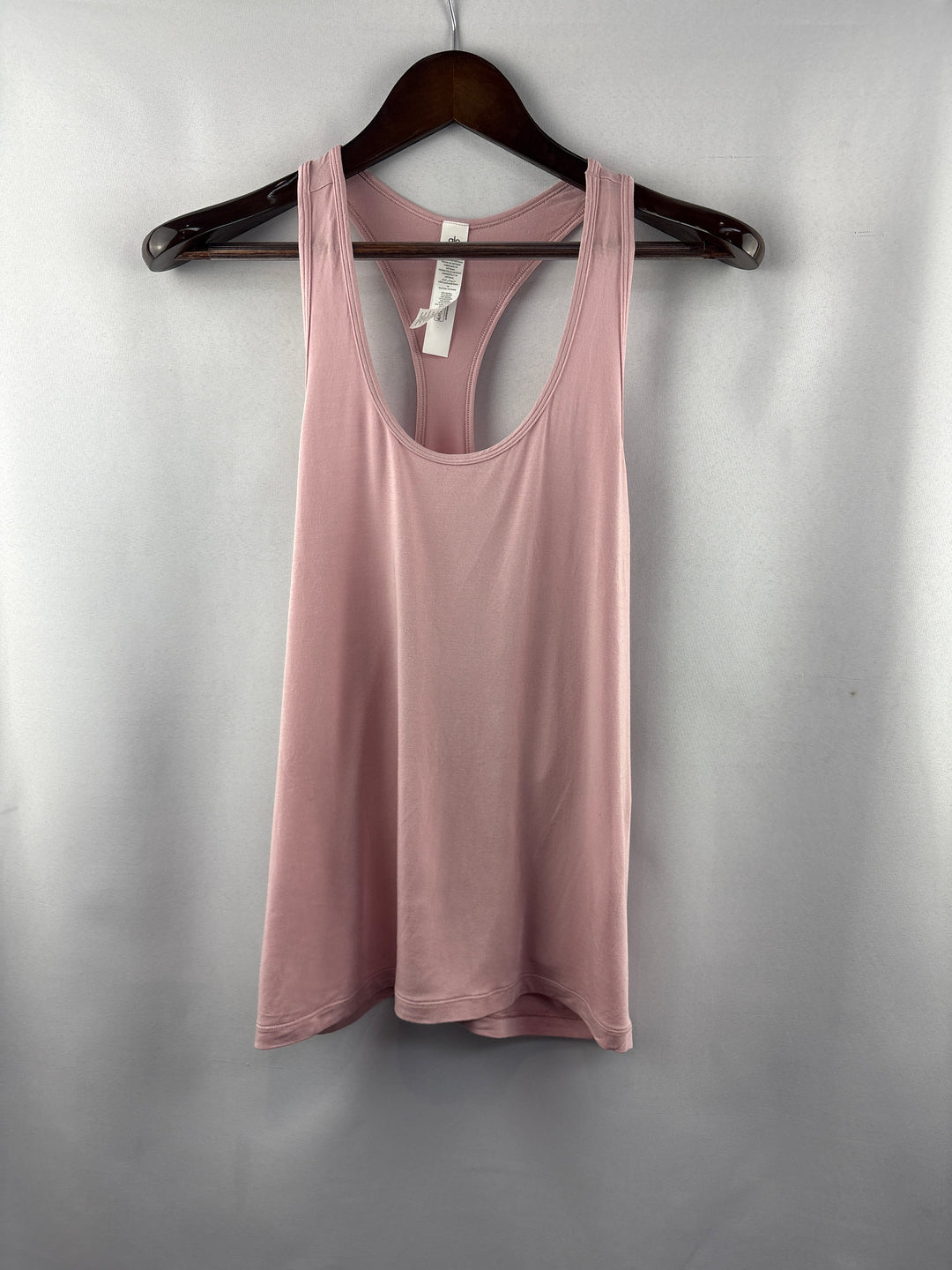 Women’s Alo Large Millennial Pink Racerback Tank