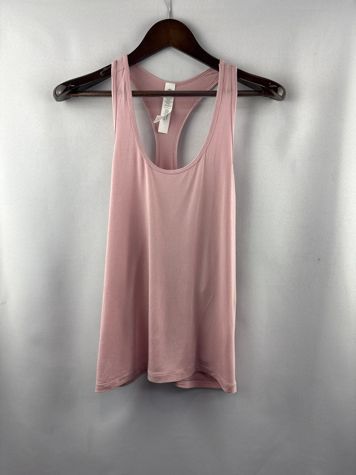 Women’s Alo Large Millennial Pink Racerback Tank