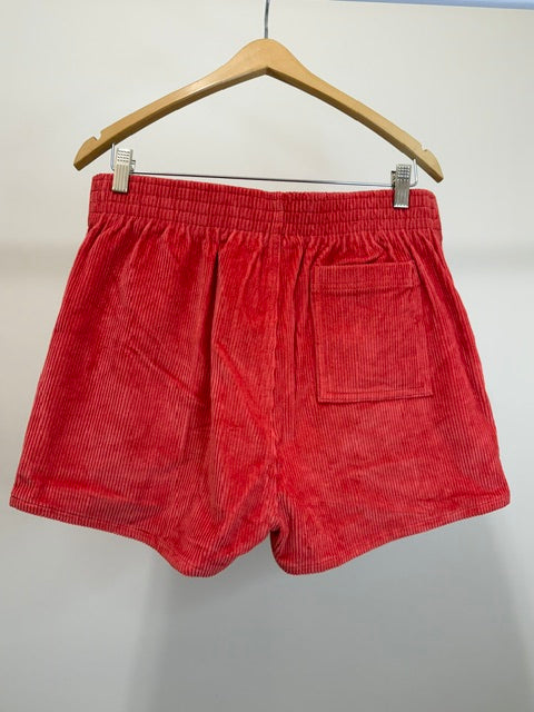 Hammies Corduroy Shorts Red NWT Size 34