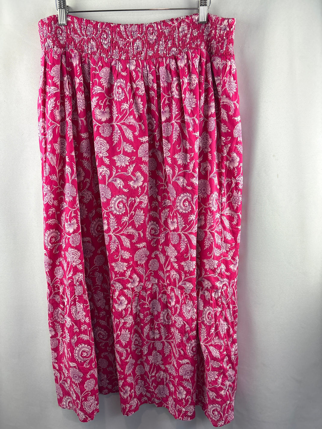 Women’s Destination 365 Large Hot Pink Paisley Maxi Dress