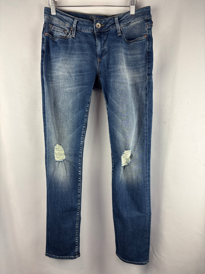 Women’s Mavi Size 27/32 Medium Wash Blue Skinny Jeans
