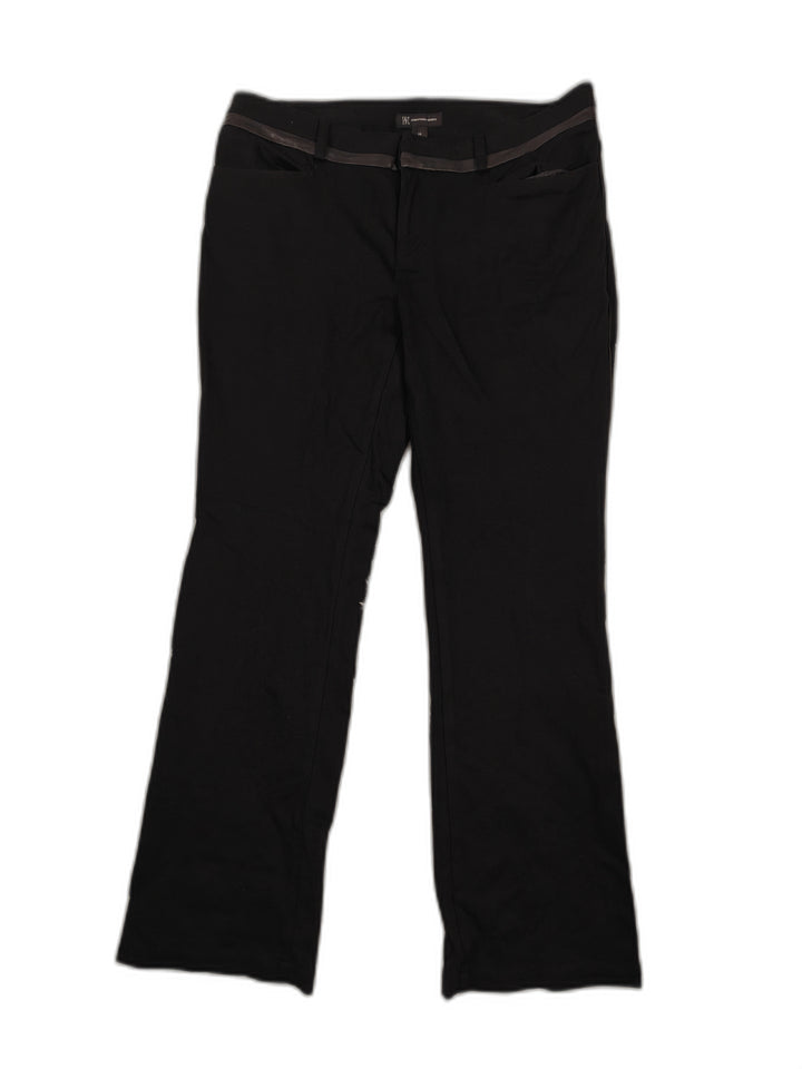 Womens INC International Concepts Bootcut Pants Black Size 14