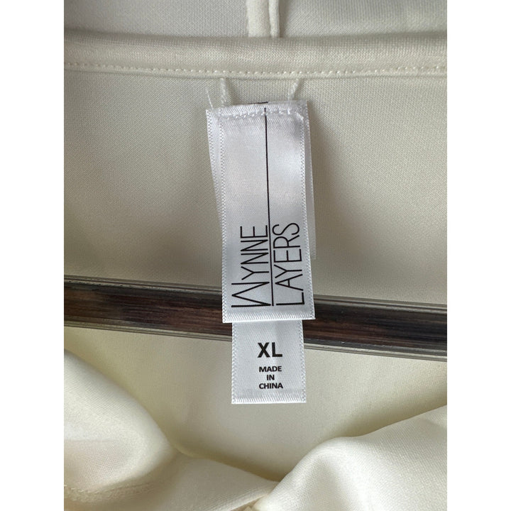 Women’s Wynne Layers Cream Hoodie Size XL