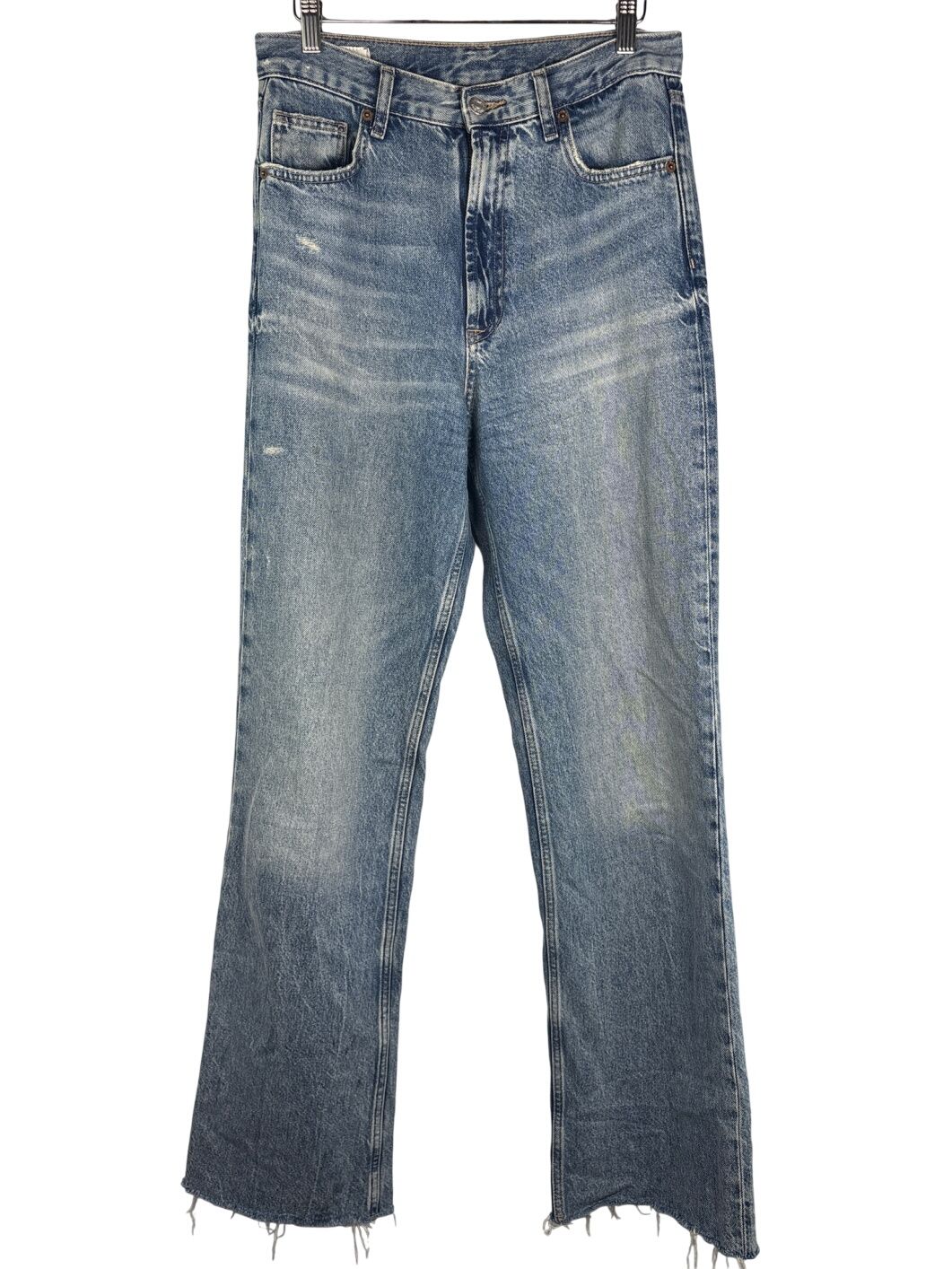 Women’s Zara Size 6 Light Wash Blue Straight Leg Jeans