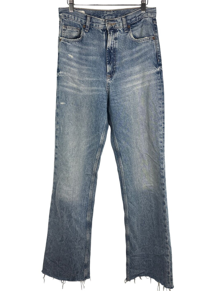 Women’s Zara Size 6 Light Wash Blue Straight Leg Jeans