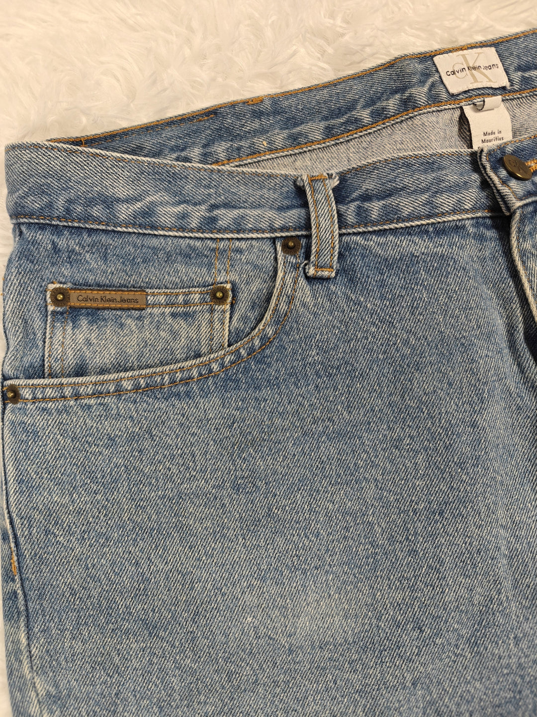 Mens Calvin Klein Jeans Denim Shorts Blue Size 36