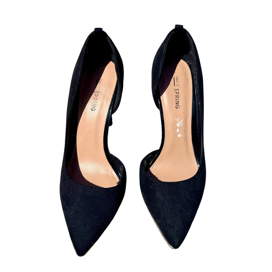 Call It Spring Size 8.5 Black Pumps