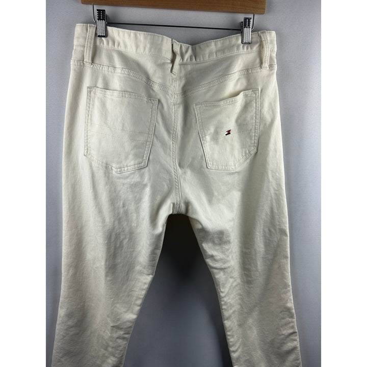 Men’s Cream Tommy Hilfiger Straight Jeans 34/30