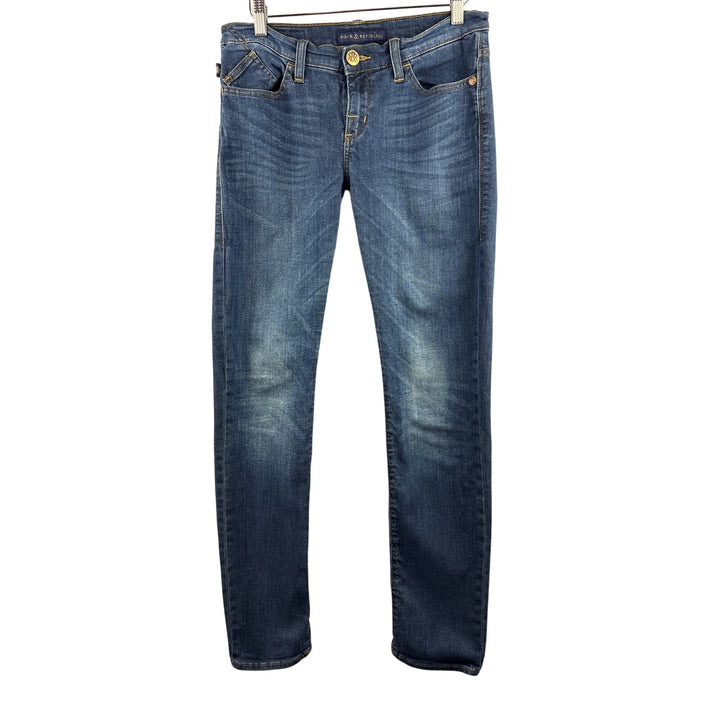 Women’s Rock & Republic Size 8 Dark Blue Skinny Jeans