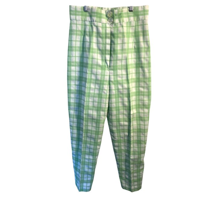 Vintage One of Kind 1960's Green Pants Suit