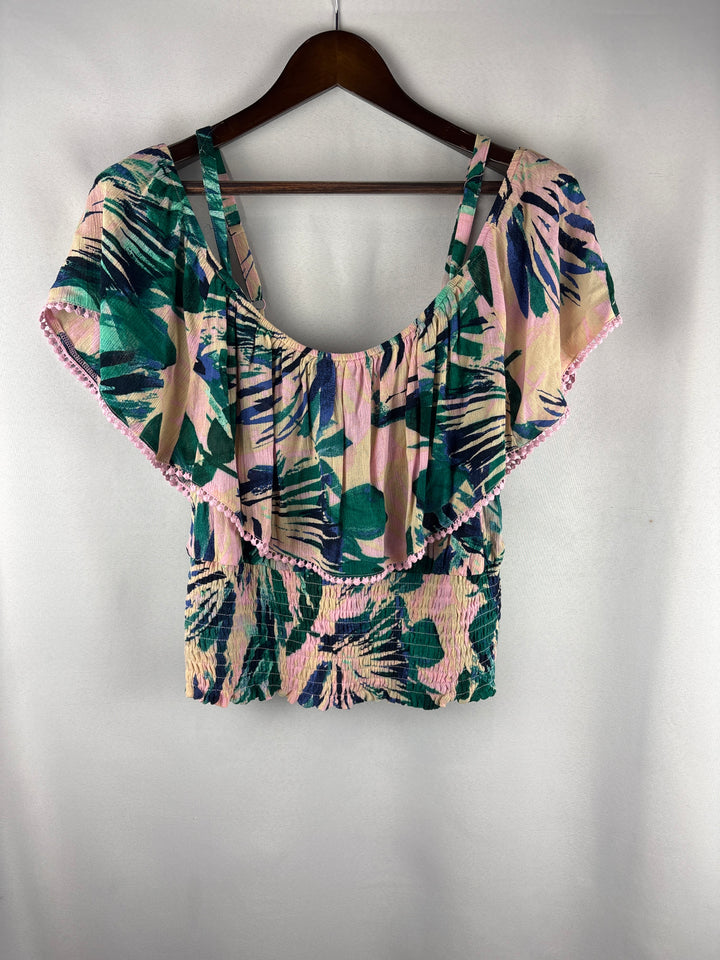 Women’s Torrid Size 0 Multicolor Off the Shoulder Blouse