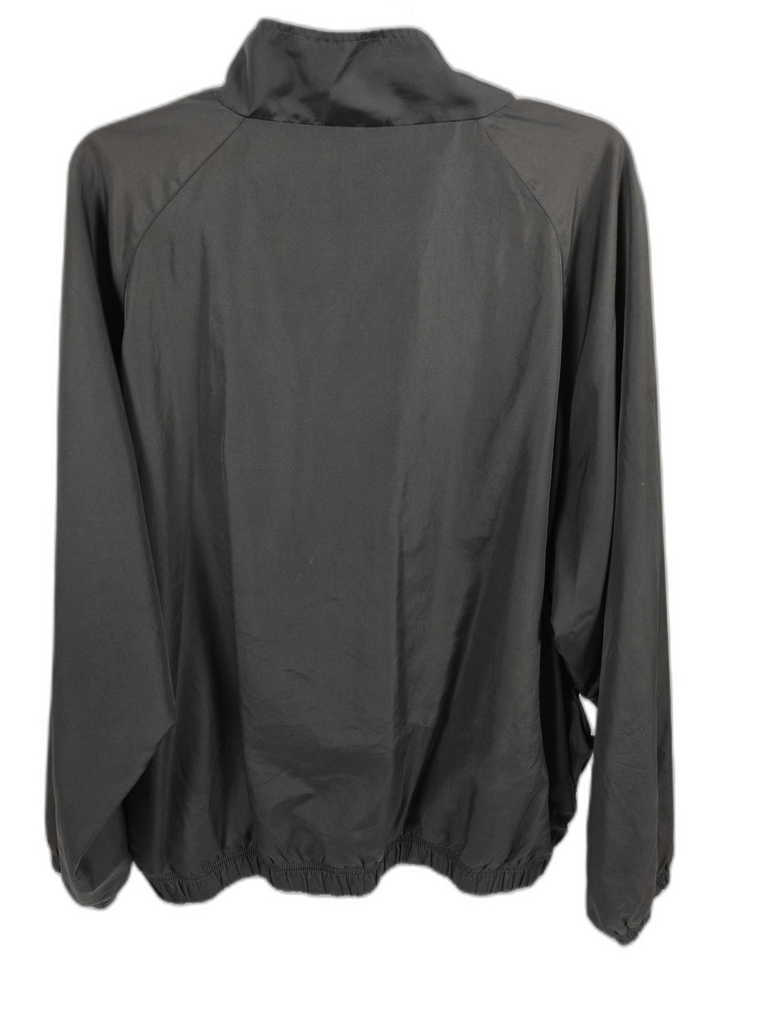 Mens Avia Lightweight Windbreaker Jacket Charcoal Gray Full Zip Athletic