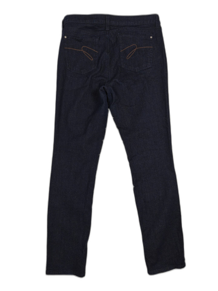 Womens Miraclebody Dark Indigo Skinny Jeans Size 12 Classic Slim Fit Denim