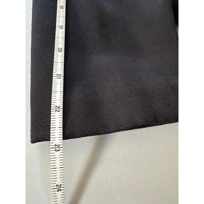 Black Habits Blazer With White Piping & Buttons