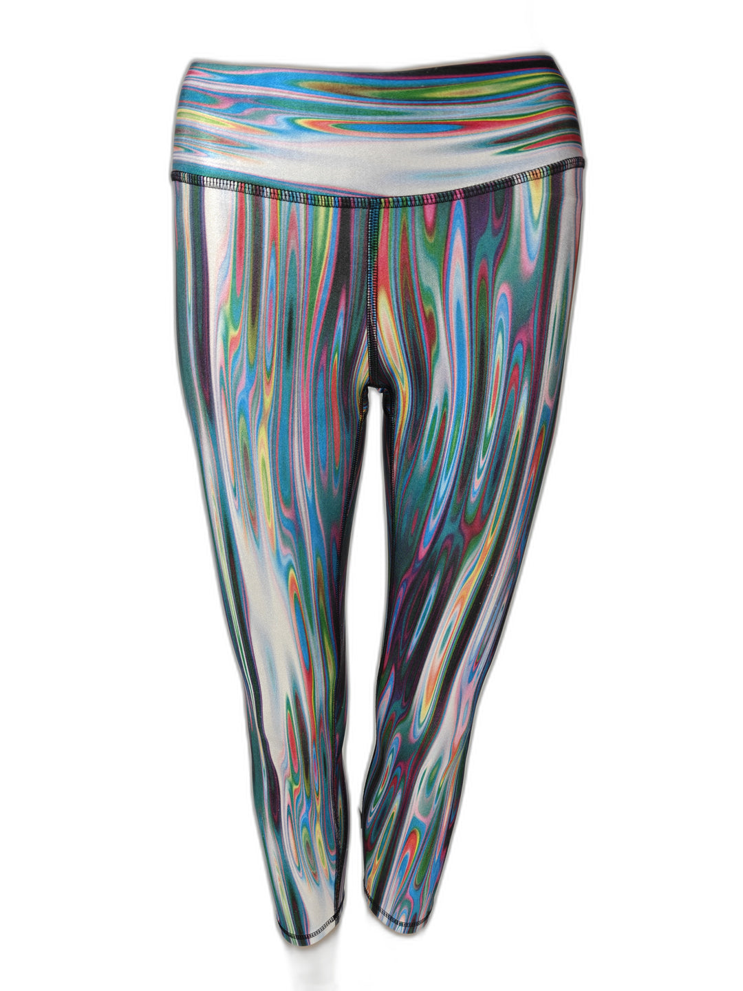 Womens Terez Capri Leggings Multicolor XS
