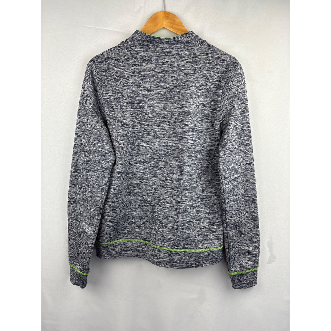 Seattle Seahawks NFL Teens Apparel Jacket L Grey & Neon Green Polyester Spandex