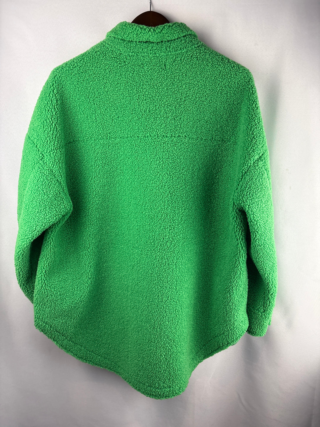 Women’s Good American Size 1/2 Bright Green Sherpa Jacket