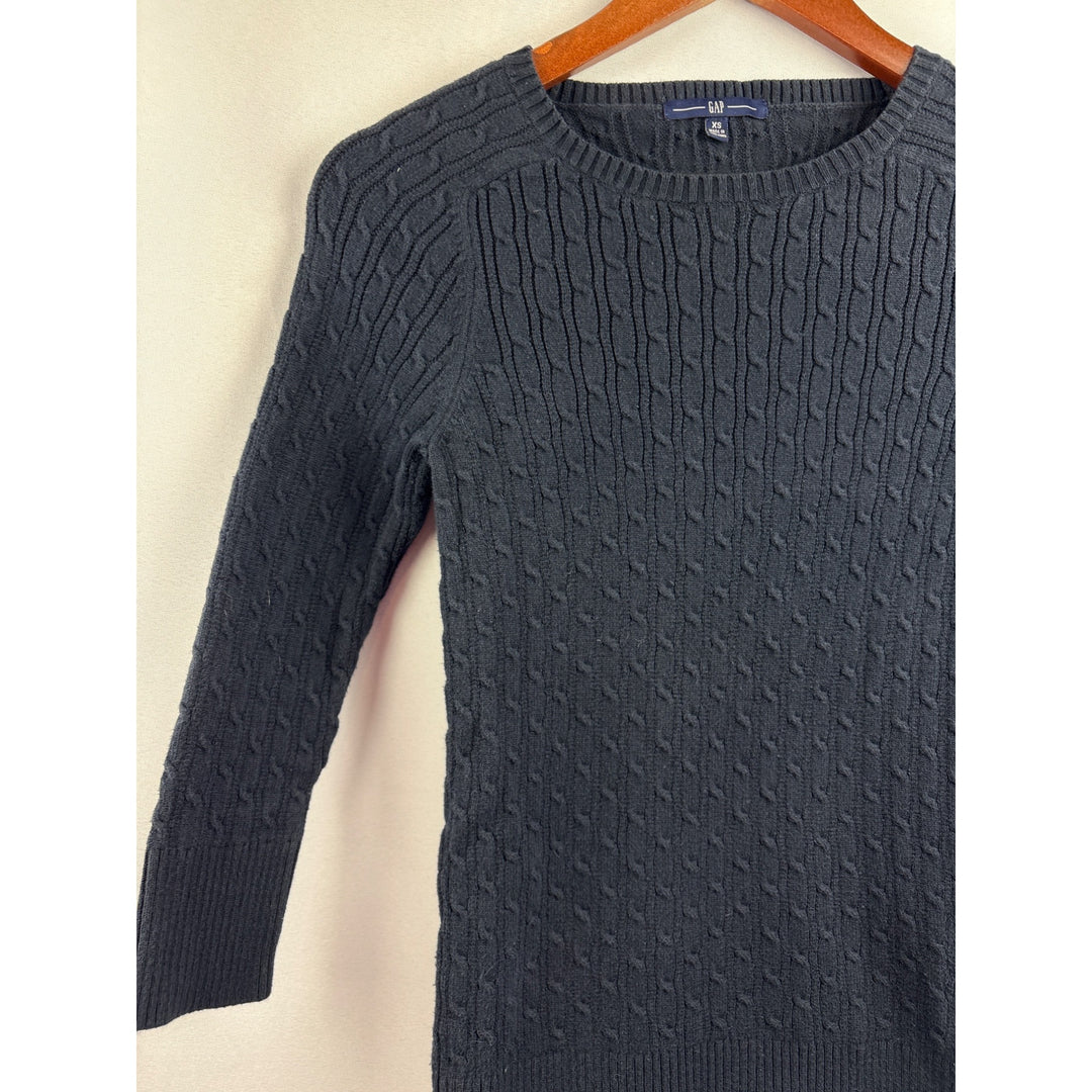 Gap Womens Cable Knit Pullover Sweater XS