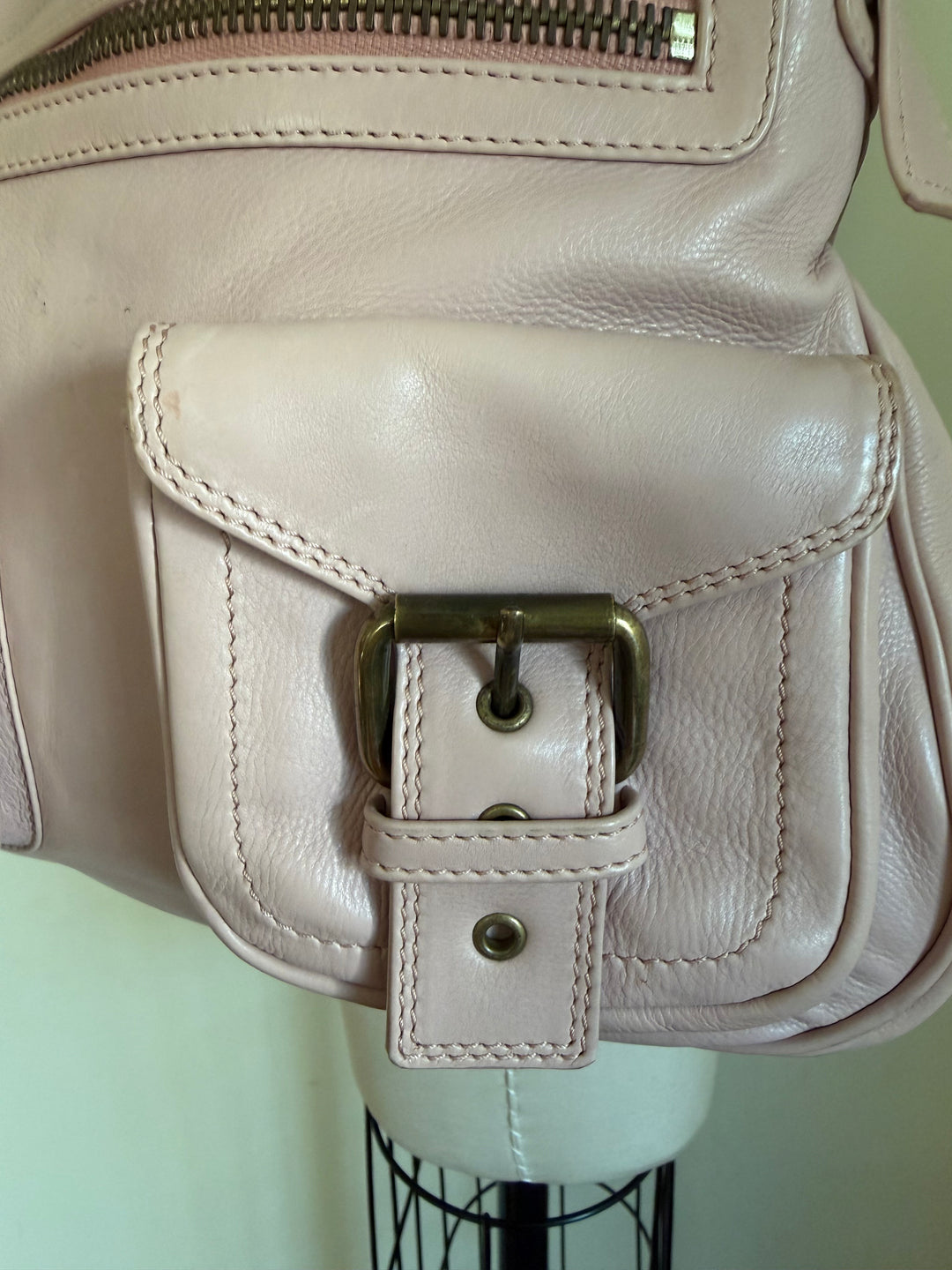 Marc Jacobs Collection Pink Leather Multi Pocket Shoulder Bag Y2K